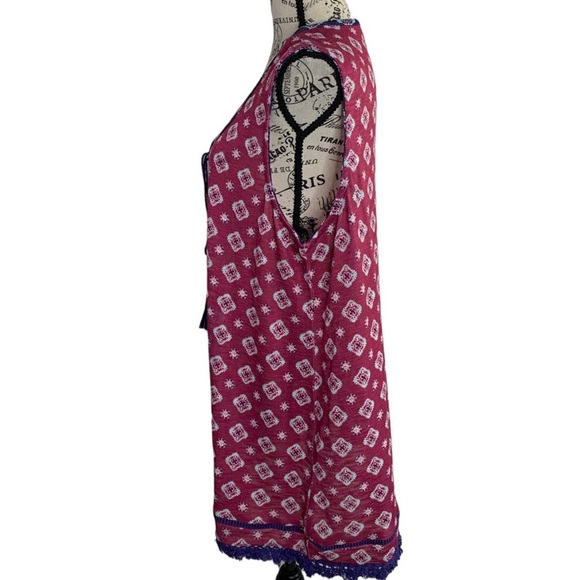 Weekend Blouse Sleeveless knit Boho purple Suzanne Betro women’s size 1X - Picture 8 of 11